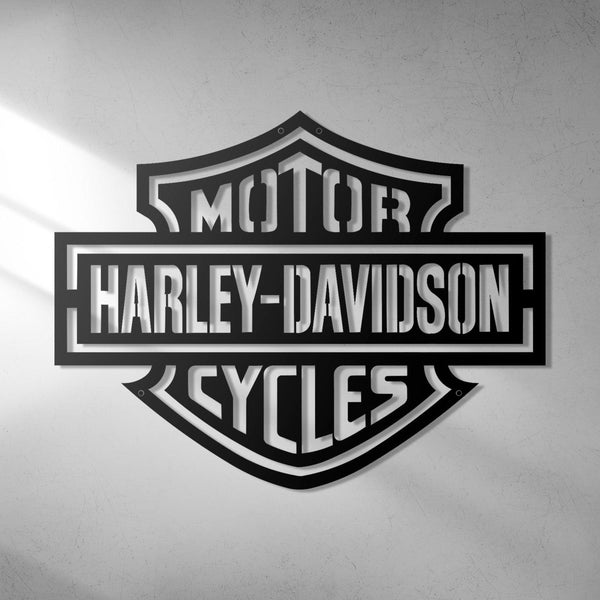 Metalen wanddecoratie Harley Davidson - Lifestaal