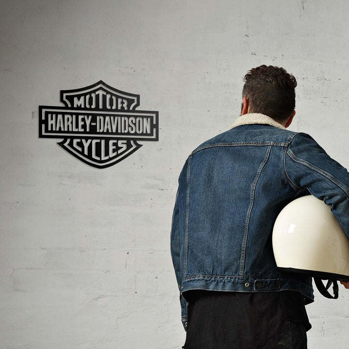 Metalen wanddecoratie Harley Davidson - Lifestaal
