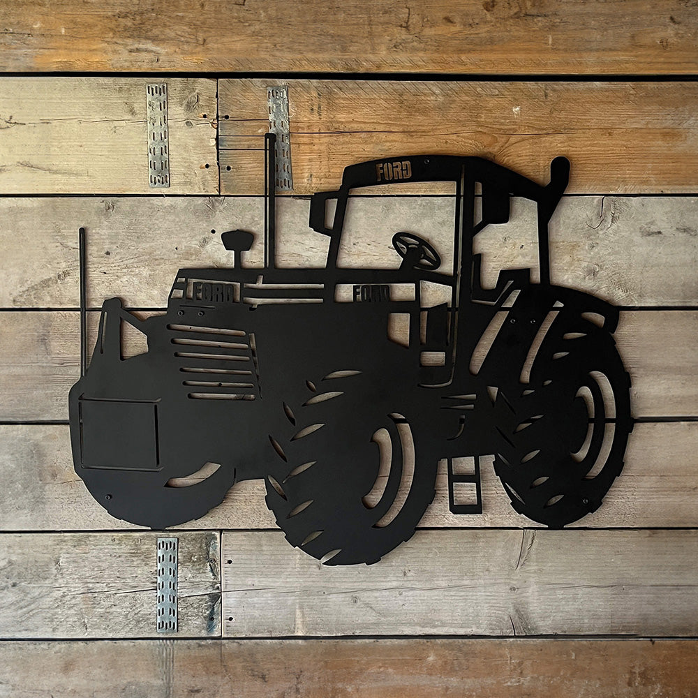 metalen muurdecoratie maatwerk tractor