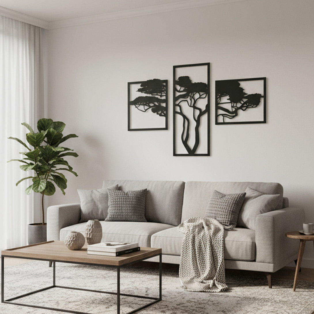 Afrikaanse boom - drieluik - Lifestaal