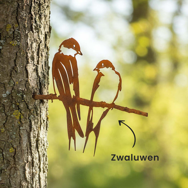 Cortenstalen Tuinvogels voor Buiten - Lifestaal