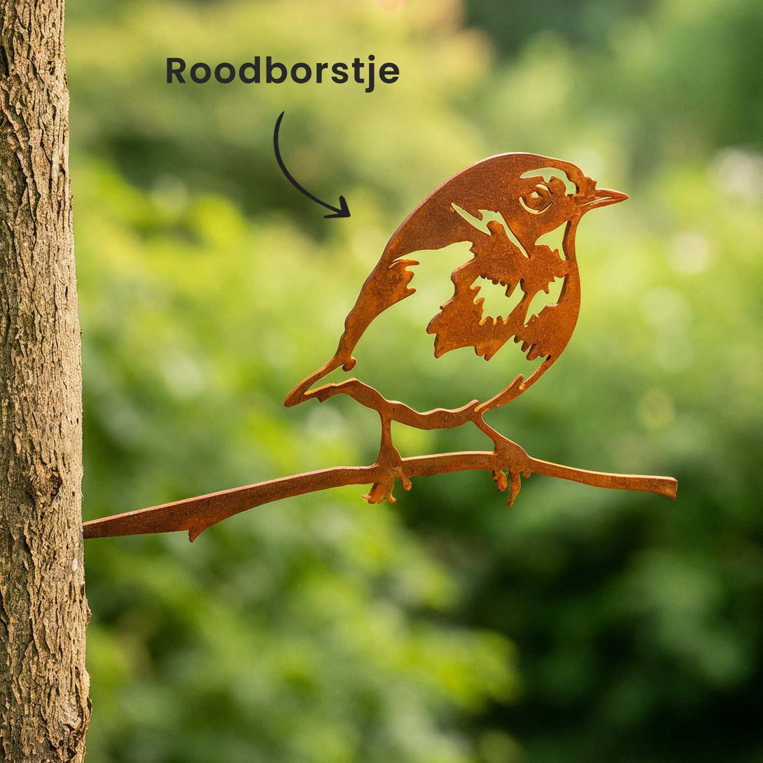 Cortenstalen Tuinvogels voor Buiten - Lifestaal