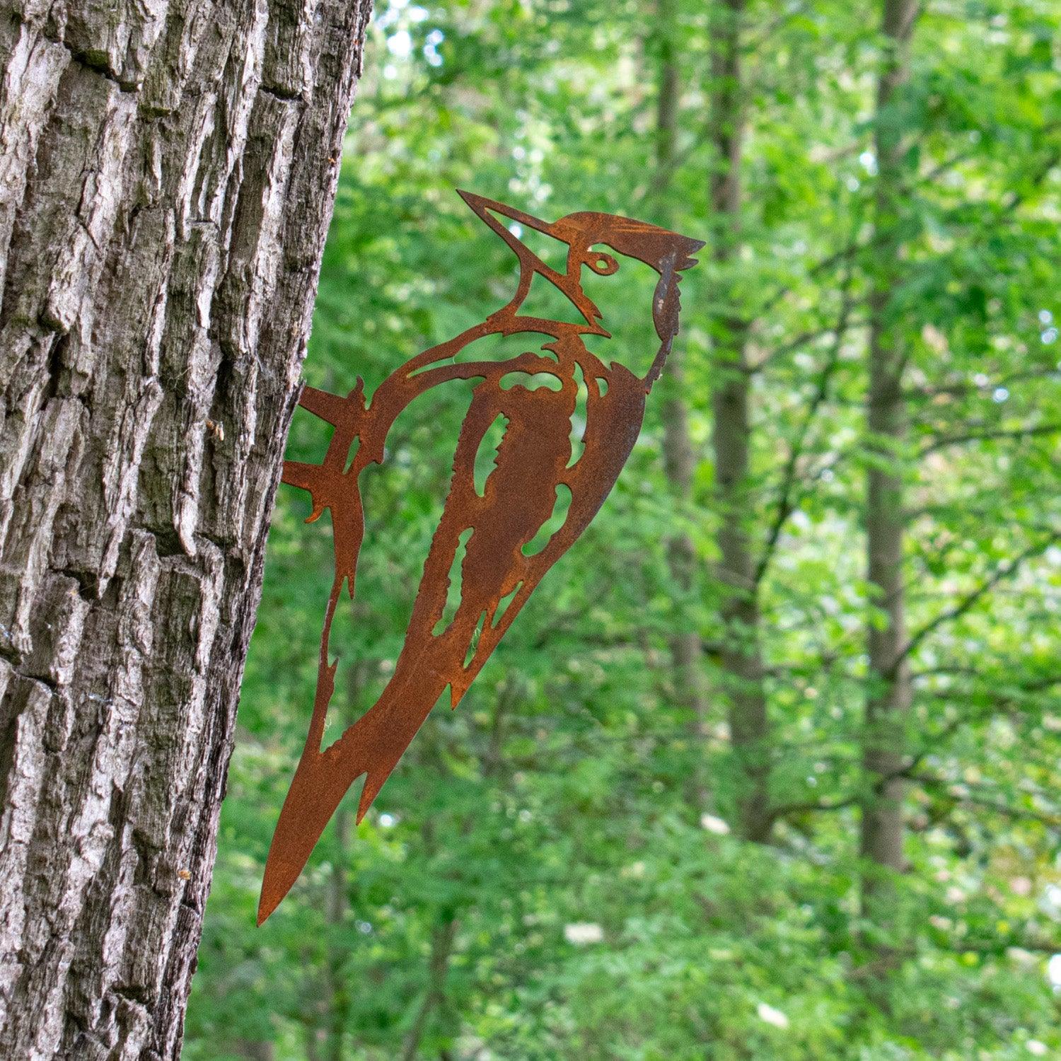 Metalbirds - Specht 30x15cm - Lifestaal