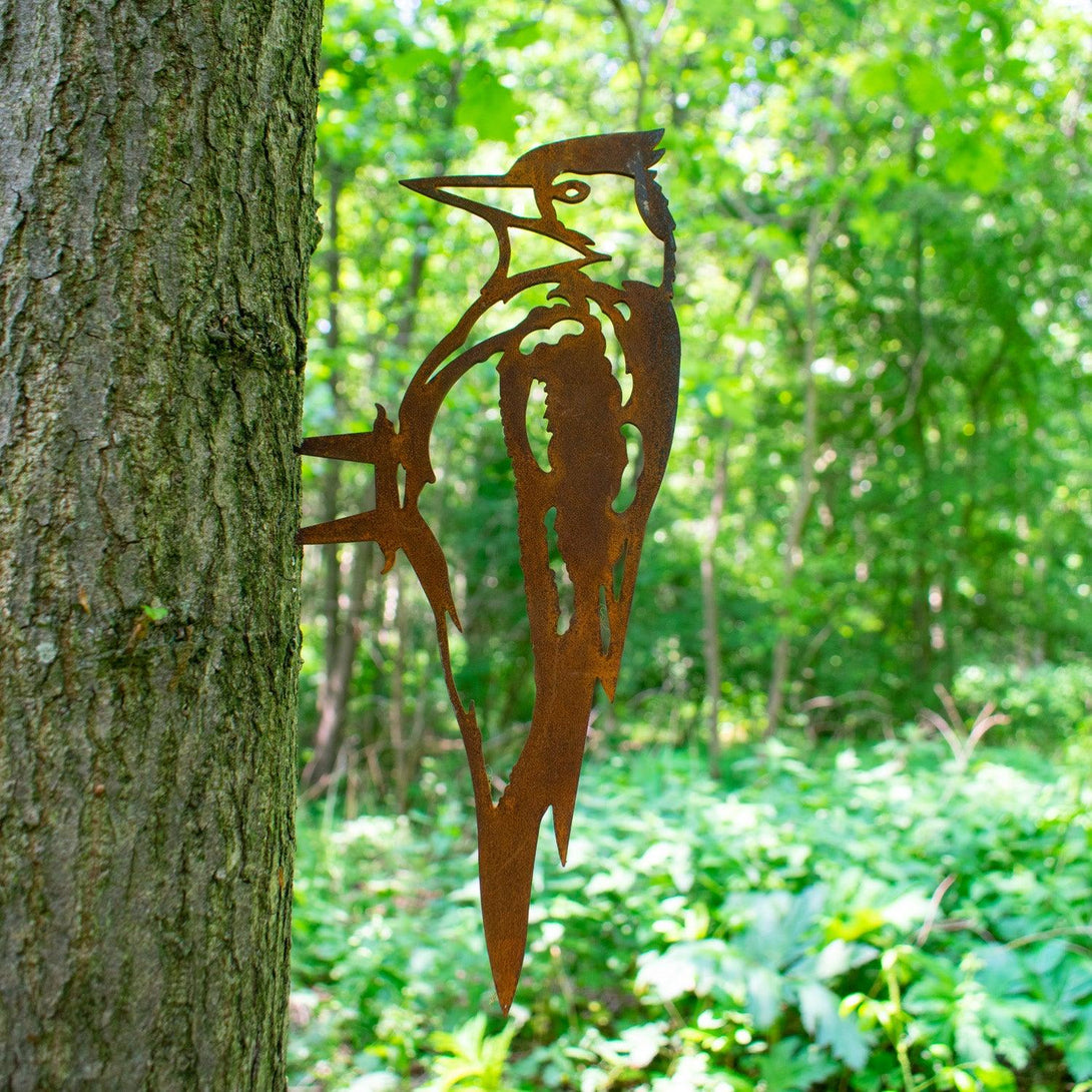Metalbirds - Specht 30x15cm - Lifestaal