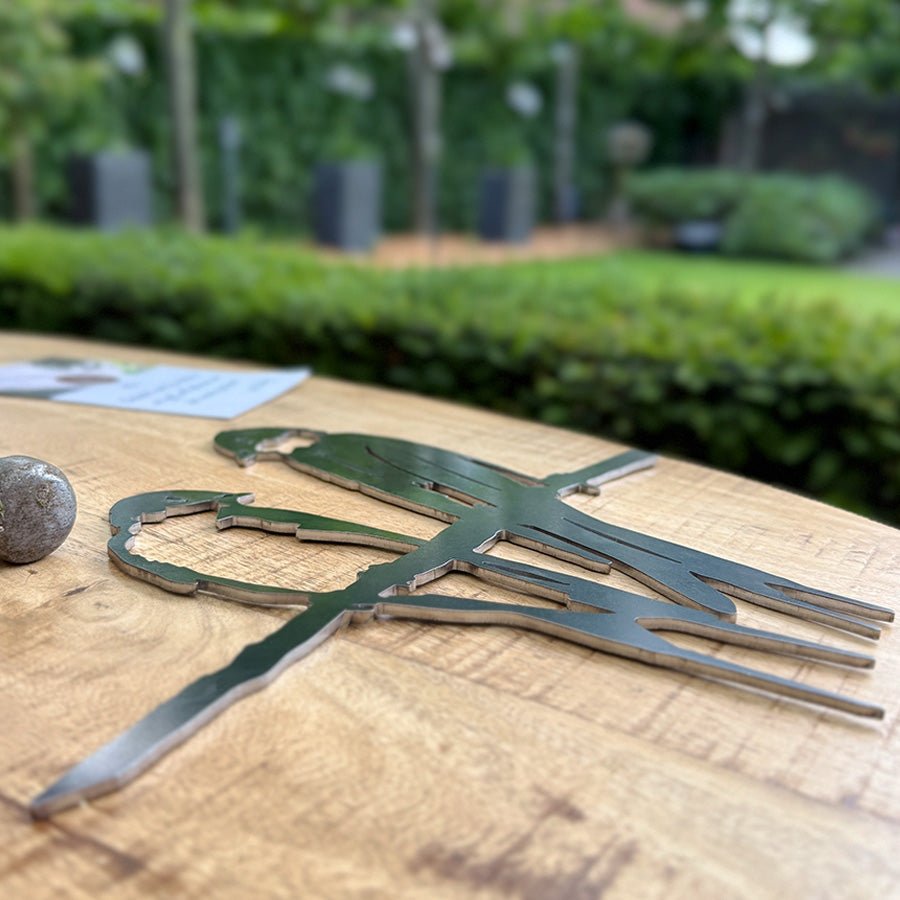 Metalbirds - Zwaluwen paar 30x25cm - Lifestaal