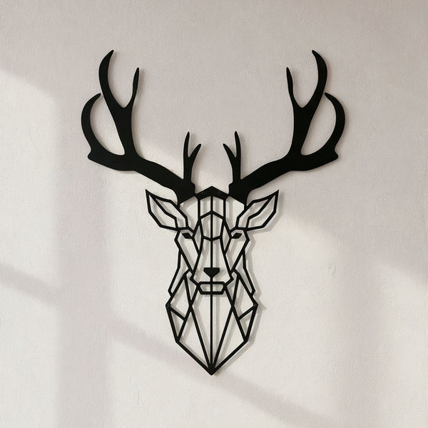 Metalen wanddecoratie - Hert - Lifestaal