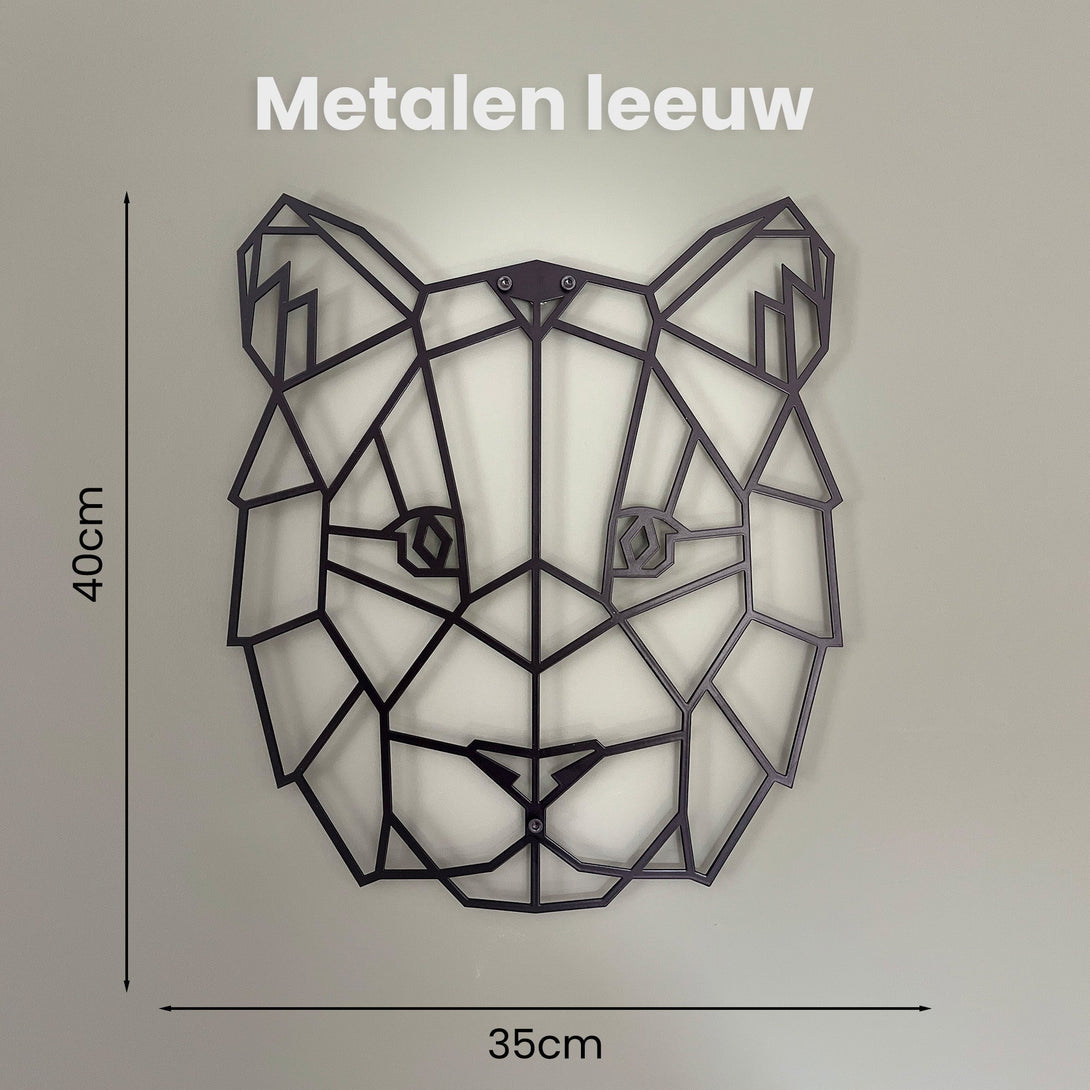 Metalen wanddecoratie - Jungle dieren - Lifestaal