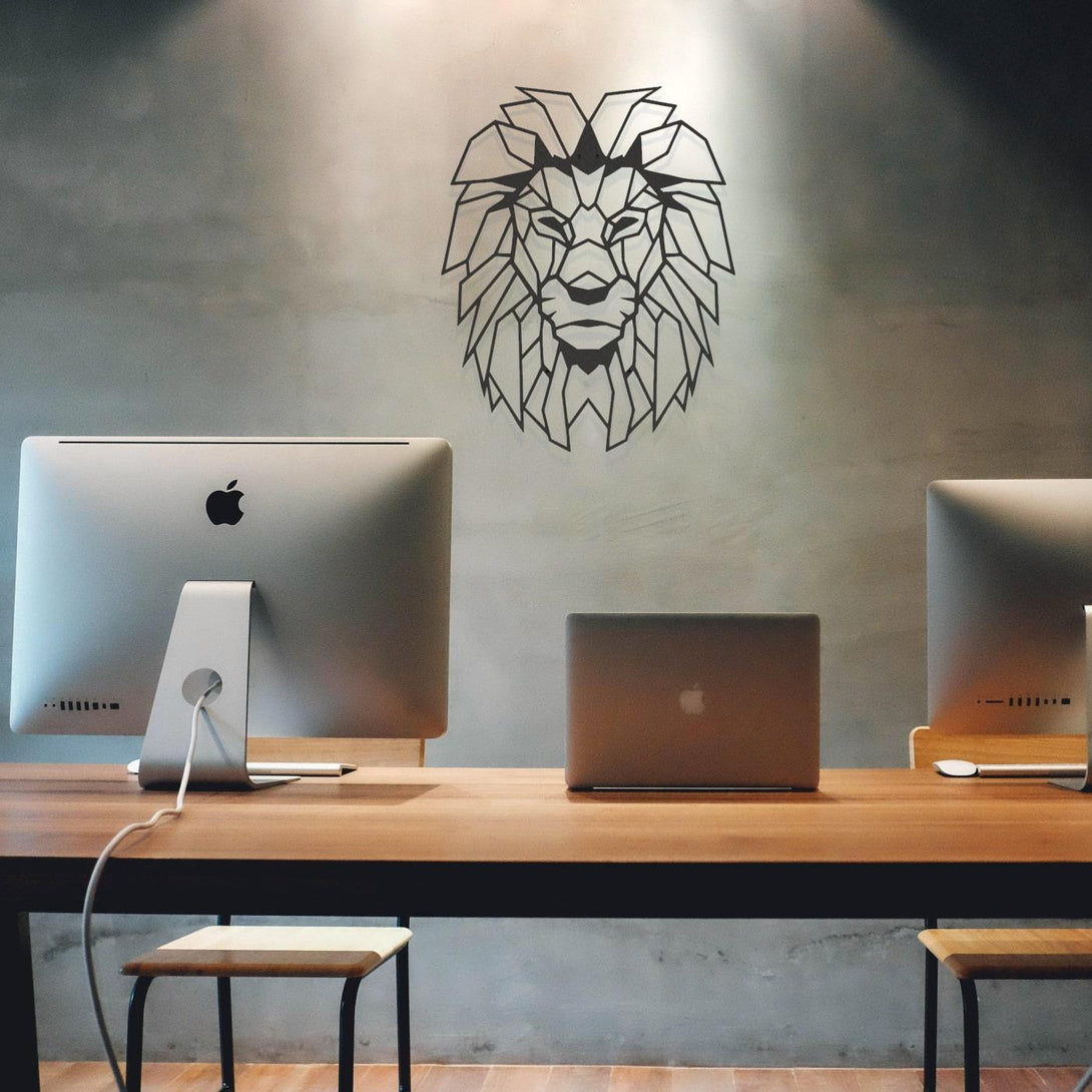 Metalen wanddecoratie - Leeuw XL - Lifestaal