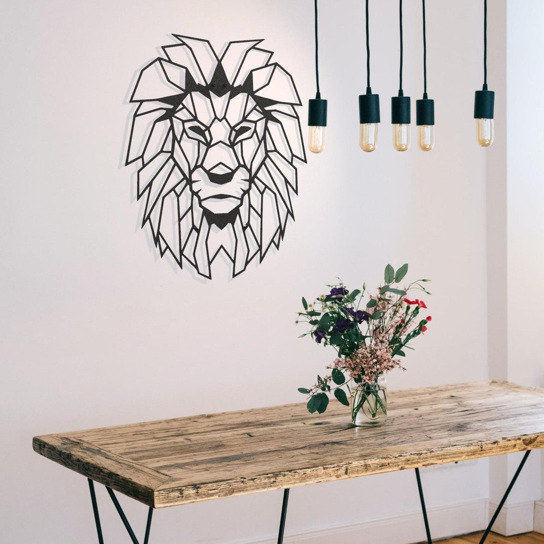 Metalen wanddecoratie - Leeuw XL - Lifestaal