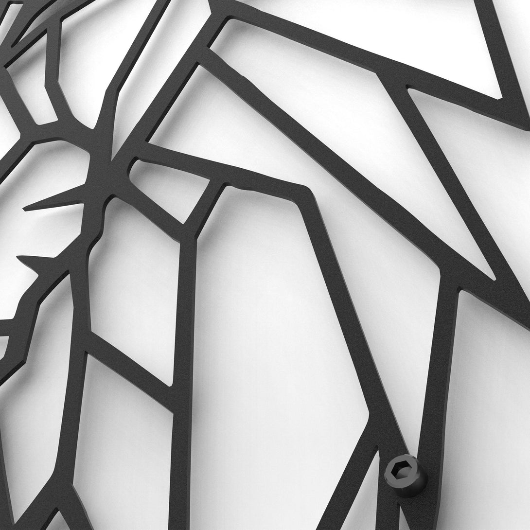 Metalen wanddecoratie - Leeuw XL - Lifestaal