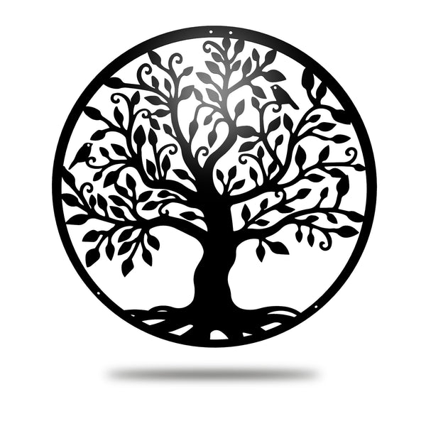 Metalen wanddecoratie - Levensboom - Lifestaal