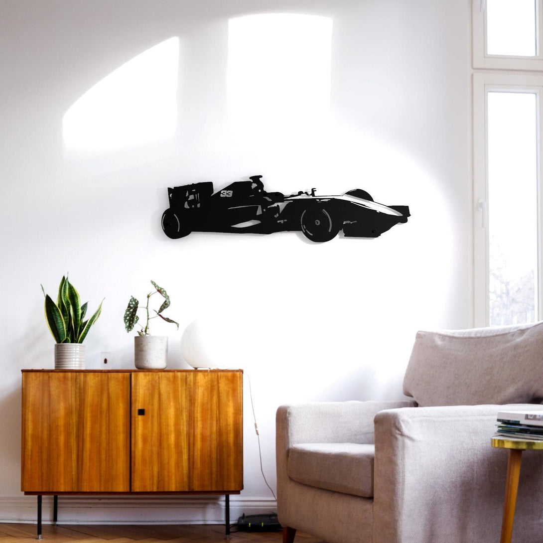 Metalen wanddecoratie - Max Verstappen (nr33) - Lifestaal
