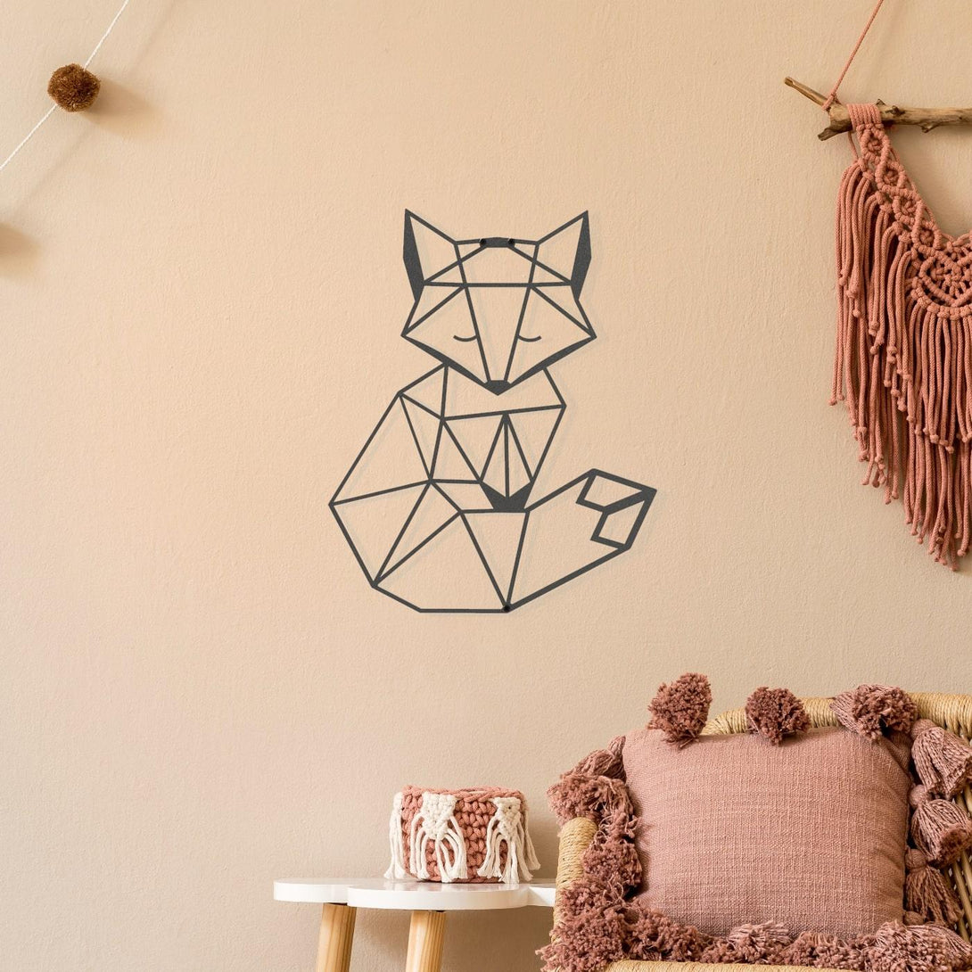Metalen wanddecoratie - Vos - Lifestaal